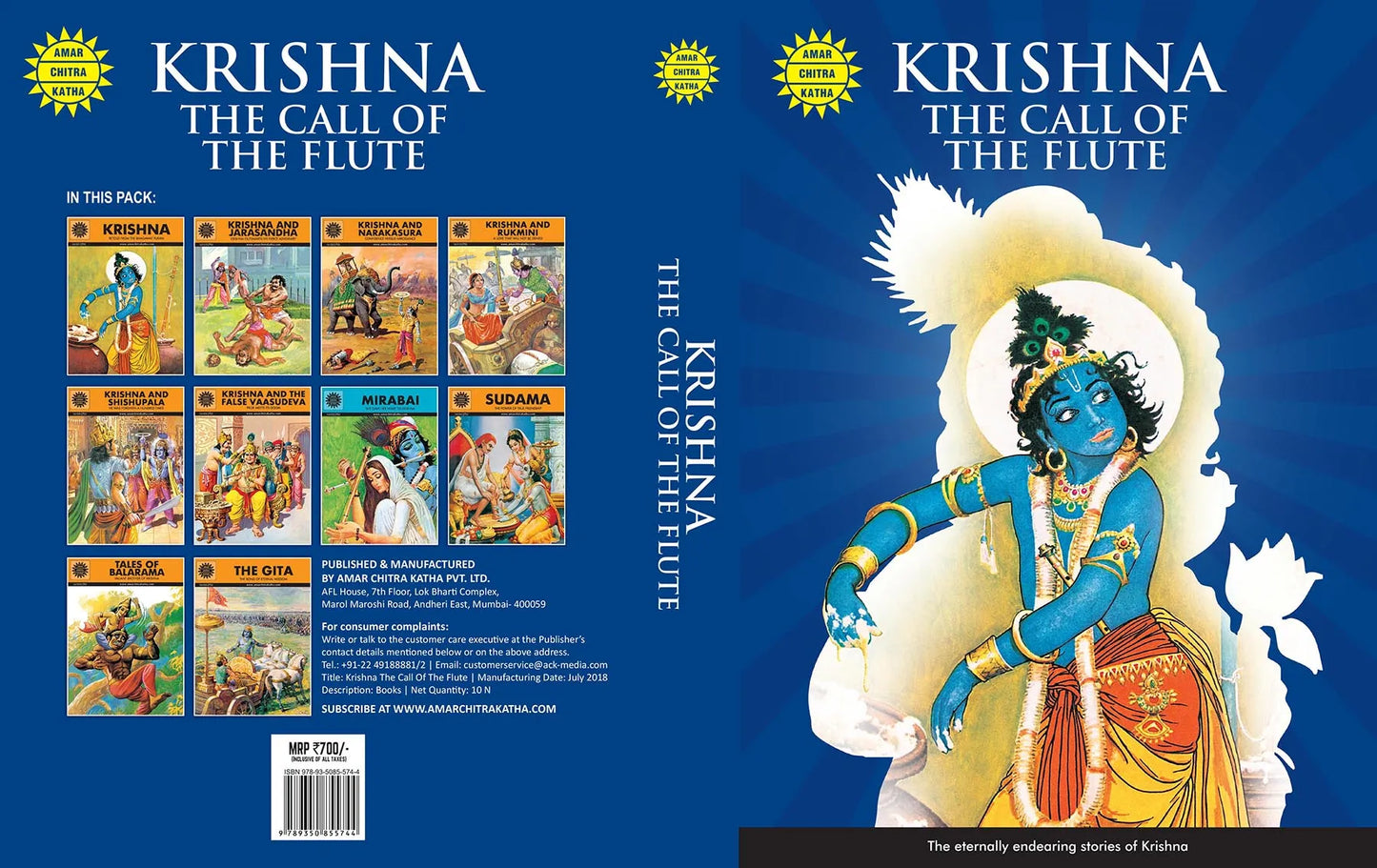 Amar Chitra Katha - The Call of the Flute (10 Titles)