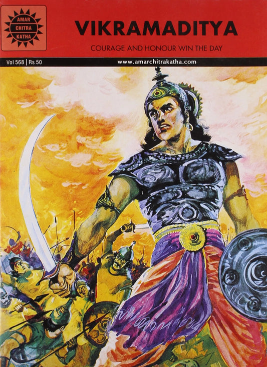 Amar Chitra Katha - Vikramaditya - Courage and Hounour Win the Day